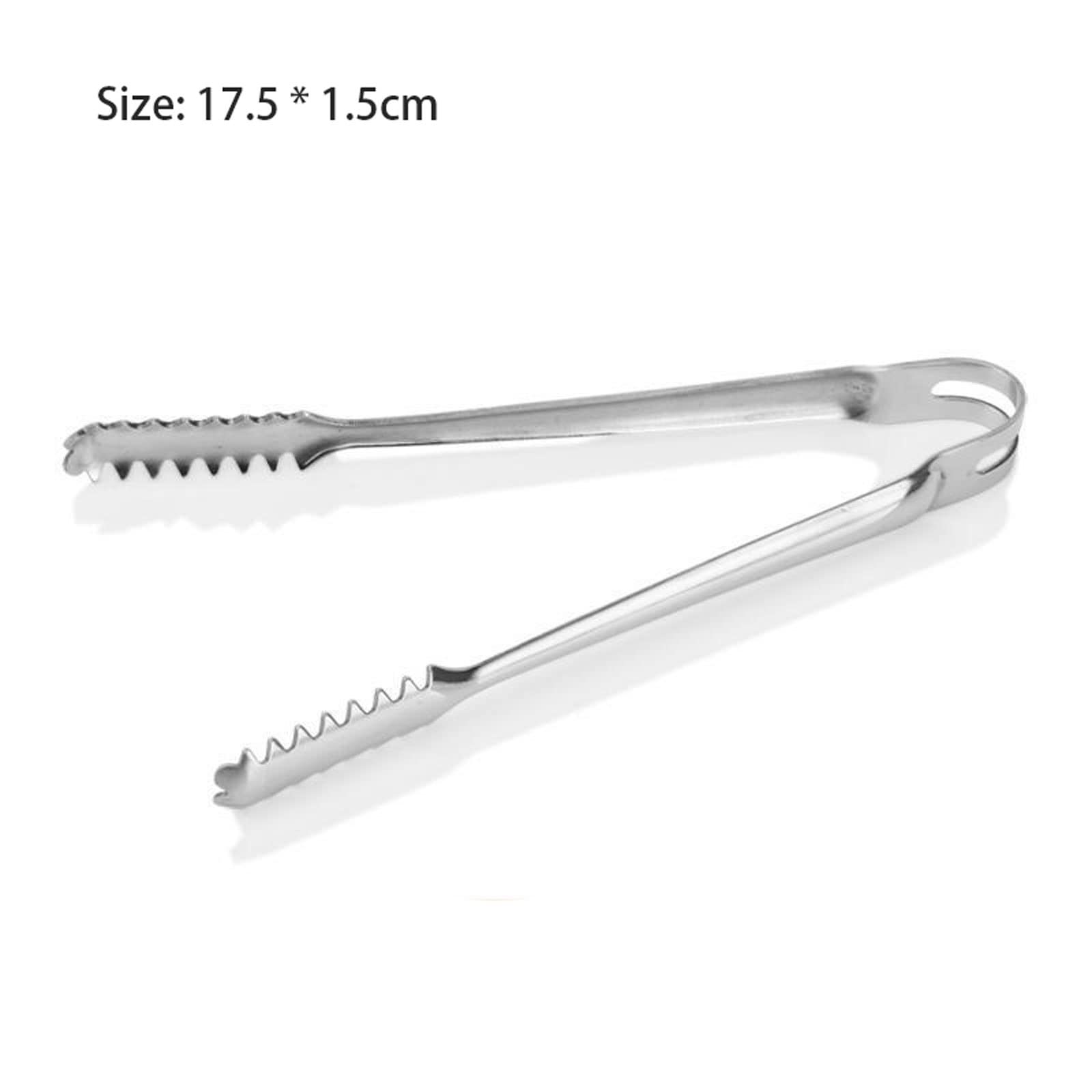 Pinces Cuisine Bar Barware Refroidisseurs Acier Inoxydable Carbone Barbecue BBQ Clip Pain Alimentaire Pince À Glace Pinces