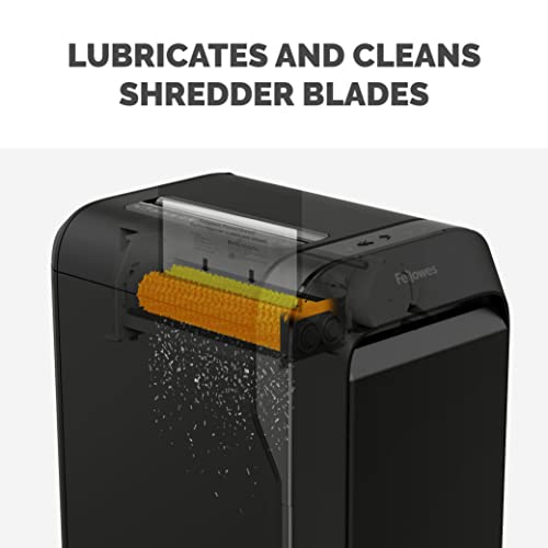 Fellowes Powershred Performance Paper Shredder Lubricant Sheets With Paper Shredder Oil Lubricant For Cross-Cut And Micro-Cut Paper Shredders, 6 X 8.50 X 0.031 Inch, 10-Pack #TOP2