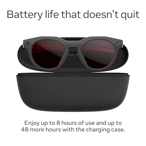 Image of Meta Oakley HSTN, Black | Smart AI Glasses for Men, Women - Camera, Audio, Video Recording - Prizm Dark Golf Lenses - Sunglasses