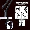 IXTECH Microphone Boom Arm Desk Mount for Blue Yeti, Shure SM7B – Adjustable 360° Mic Arm with Cable Management for Streaming & Podcast #4