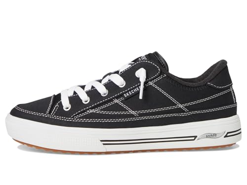Skechers Women's Arch Fit Arcade-Arcata Sneaker, Black, 9 - Afbeelding 5