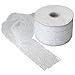 2" wide x 25 yards White Floral Pattern Lace Ribbon for Decorating, Floral Designing and Crafts