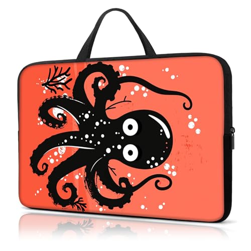 Funda para portátil de 10 pulgadas con asa y protección amortiguadora miniatura 1