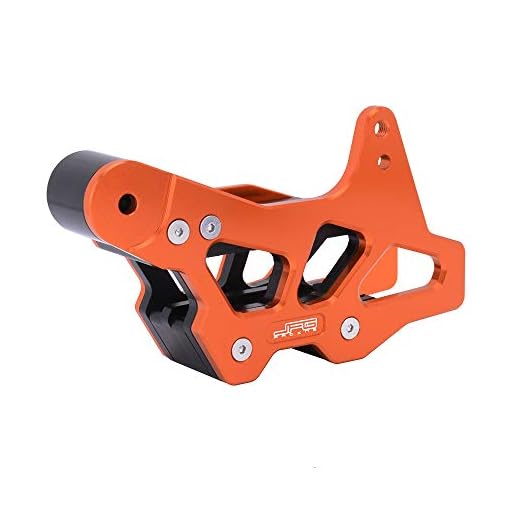 AnXin Motorcykel CNC kedja styrskydd skydd för K.T.M SX/SX-F 125-530 85SX FREERIDE 250 R 350 690ENDURO R/ABS SMC/R/ABS Husqvarna FC TC FE TE FS FX TX TC85 701 Enduro/Supermoto orange