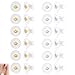WUSANNA Ohrstecker Verschluss,24 Stück Verschlüsse für Ohrstecker,Ohrstecker Verschluss Silikon,Universal Ohrring Stopper Silikon Ohrringverschlüsse Ohrringe Stecker Verschlüsse für Frau(Gold+Platin) Ohrstecker günstig Kaufen-WUSANNA Ohrstecker Verschluss,24 Stück Verschlüsse für Ohrstecker,Ohrstecker Verschluss Silikon,Universal Ohrring Stopper Silikon Ohrringverschlüsse Ohrringe Stecker Verschlüsse für Frau(Gold+Platin)