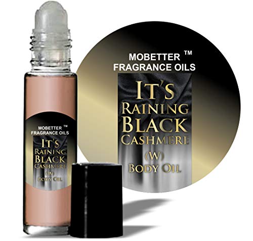 It's Raining Black Cashmere Perfume Fragrance Body Oil for Women by Mobetter Fragrance Oils