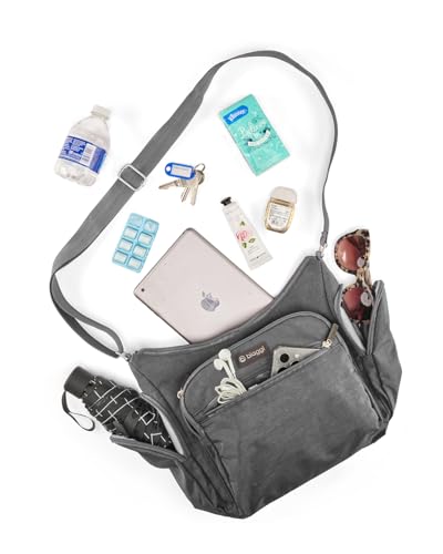 Image of biaggi Flexmates Convertible Anti-Theft Crossbody Bag for Women | Lightweight On-The-Go Travel Organizer, RFID Blocking