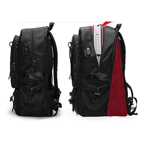 Large Capacity Backpack for Men 60L/80L Mountaineering Bag Business Outdoors Backpack Mens Travel Multifunctional Bag(24 * 16 * 9inch)4