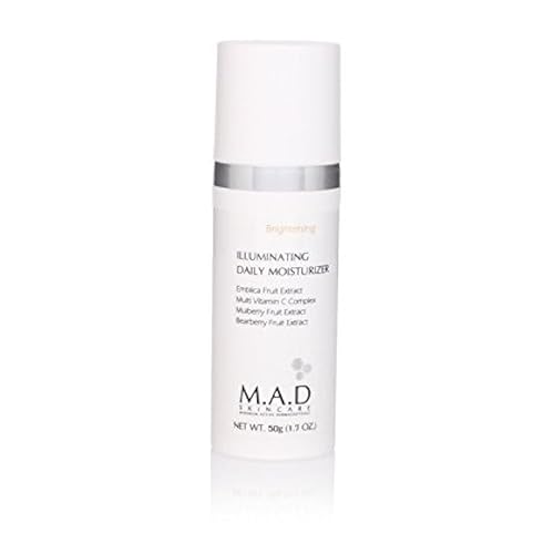 M.A.D Skincare - Hidratante iluminador diario iluminador, 50 g (1.7 oz)