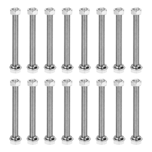 Image of Awclub M5 x 55mm 304 Stainless Steel Bolts and Nuts Assortment Kit 20 Sets