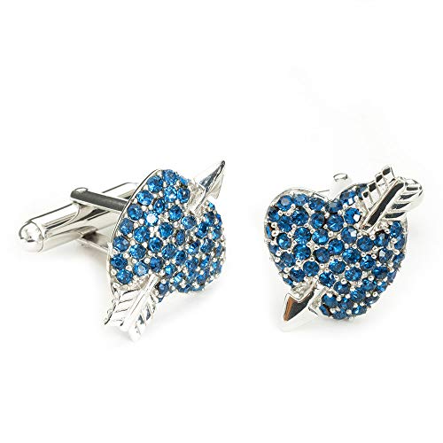 エリザベスパーカー カフス elizabeth parker シルバー×ブルー aepfu0065na メンズ 紳士