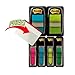 Post-it Flags and Arrow Flags Value Pack, Brights, 1 in and 1.7 in Wide, 196/Dispenser Plus Free Post-it Tabs (680-BBBGA4VA)