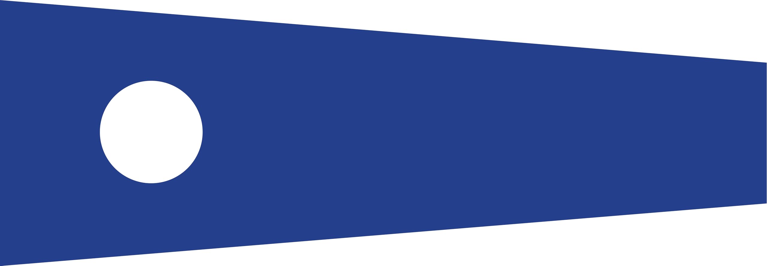Drapeau de signalisation 270 x 90 cm à haute résistance pour balisage durable