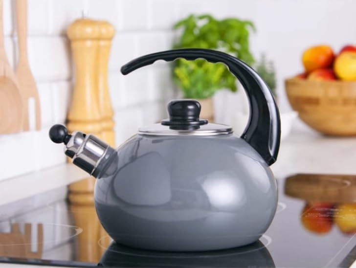 Fluitketel Theeketel Waterketel Waterkoker Verdikte Kookplaat Ketel Woonaccessoires Handkoffieketel Handvat Kookplaatketel Fluitende Waterkoker (Color : B, Size : 1.7L