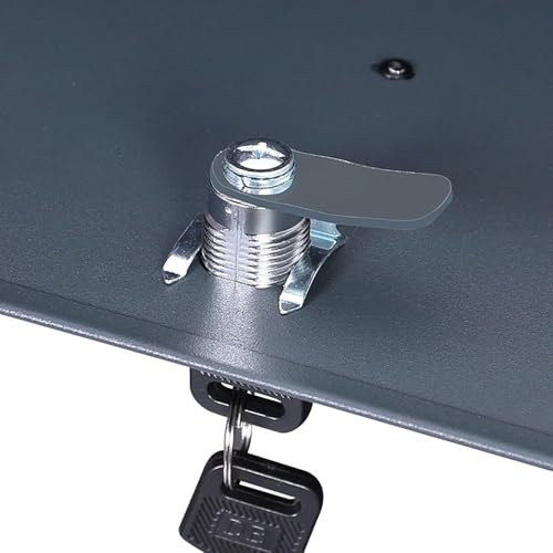 Boîte aux lettres murale anthracite pour dépôt extérieur sécurisé