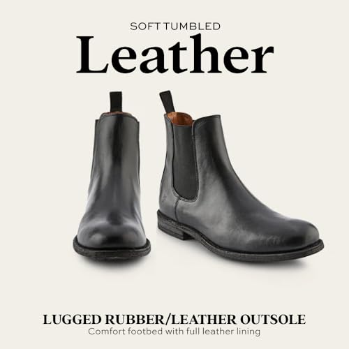 Image of Frye Tyler Chelsea Boots for Men Designed with Flexible Blake Construction and Elasticated Side Panels, Comfort Footbed and Full Leather Lining - 6 inch Shaft Height