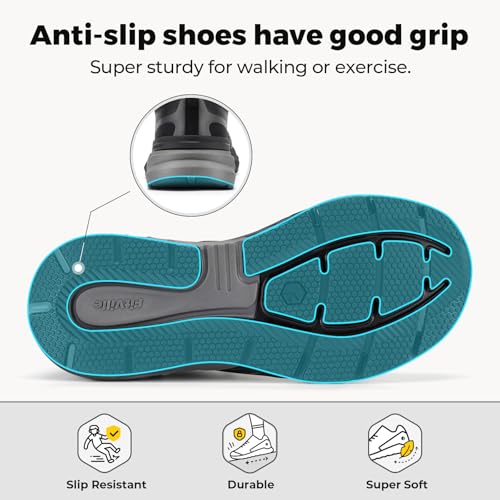 Image of FitVille Comfortable Extra Wide Walking Shoes for Men Lightweight Mens Walking Shoes Wide Width Non Slip Cushioned