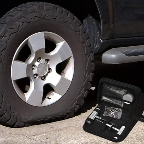 Pneu crevé en camping-car ? Kit de réparation de pneus robuste 24 pièces