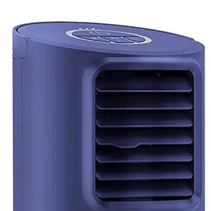 JIMMYIKONMini Air Conditioner Fan Bedroom Air Cooler with Timer EU Plug Purple