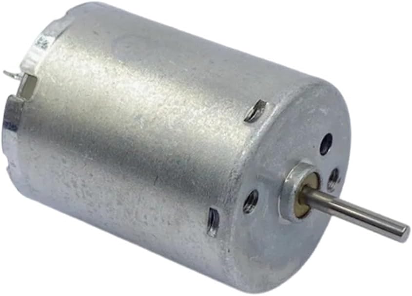 RF-370CA 24mm Electric Motor DC 6V 9V 12V up to 12000RPM for DIY Models Small Fans Locks Solar Projects Metal Housing General Purpose Motor