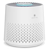 Medify MA-12 PRO Air Purifier with True HEPA H14 Filter | 405 ft² per Hour for Smoke, Odors, Pollen, Pets | 99.99% Removal to 0.1 Microns | White, 1-Pack