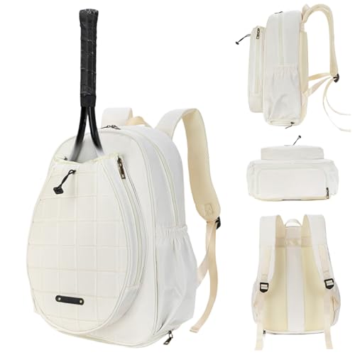 Recopilación de Ropa de Bádminton para Niño los mejores 5. 44 Xweptuy Mochila de Tenis, Bolsas de Raqueta Tenis múltiples Bolsos, Bolsa Impermeable con Compartimento Zapatos, bádminton con Correa Ajustable para Hombres y Mujeres