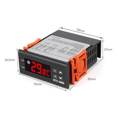 Thermostat numérique STC-3000 DC12V régulateur de température - 5