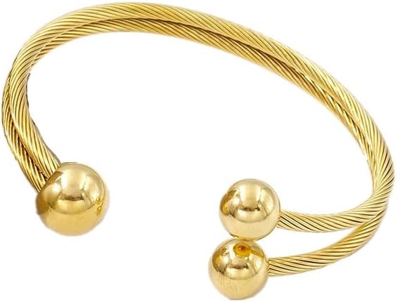 Luxx Open Cuff Gold Bangle in a Premium Jewelry Box