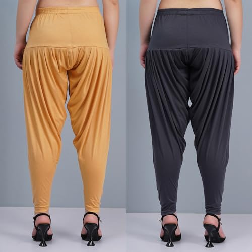 Image of Buy That Trendz Patiala Salwar for Women Relaxed Fit Viscose Patiyala Salwar Harem Bottom Pants