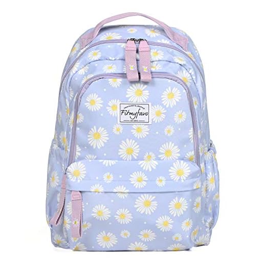 FITMYFAVO Backpack for Girls Elementary Middle School Bookbag Travel Daypacks for Teens Students Durable Laptop Bags