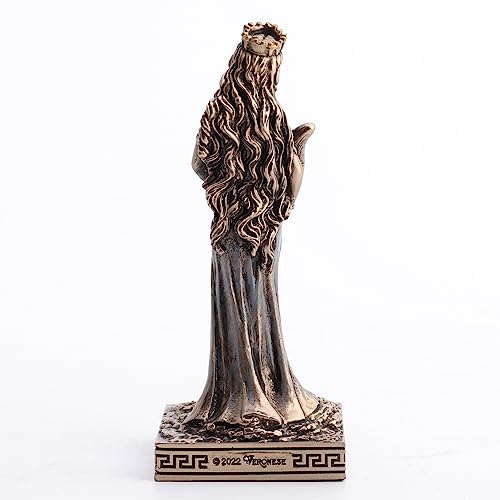 Veronese Design 3 1/2 Inches Fortuna Greek Goddess of Good Fortune Resin Miniature Statue Figurine Collectible