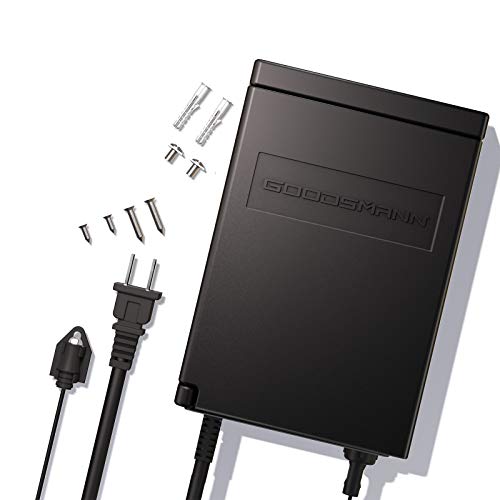 GOODSMANN Low Voltage Transformer 120W with Timer and Photocell for outdoor lighting Spotlight, Path Light, 120V AC to 12V AC