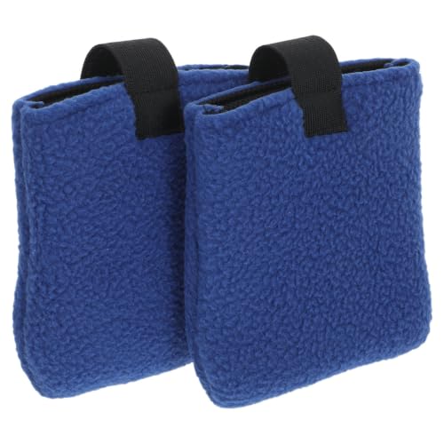 Protector para pedal de silla de ruedas FOMIYES de poliéster azul flexible, 2 uds