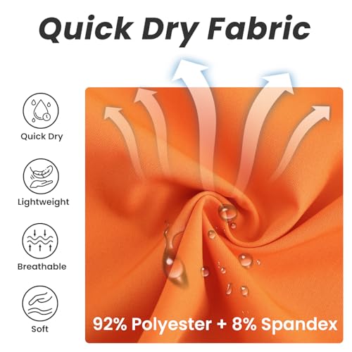 Image of HOdo Mens Swim Trunks with Mesh Liner 9 inch Quick Dry Swim Shorts Bathing Suits for Men Swimwear Board Shorts wiht Pockets
