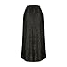 bawilom Women's Sequin Maxi Skirt Sparkly Glitter Flowy Skirts Trendy Dressy Evening Prom Cocktail Club Party Flare Skirts Black