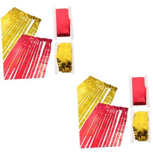 OSALADI 4 Pcs Cortina De Chuva Cenário De Franja Para Festas Streamers De Aniversário Guirlanda De C