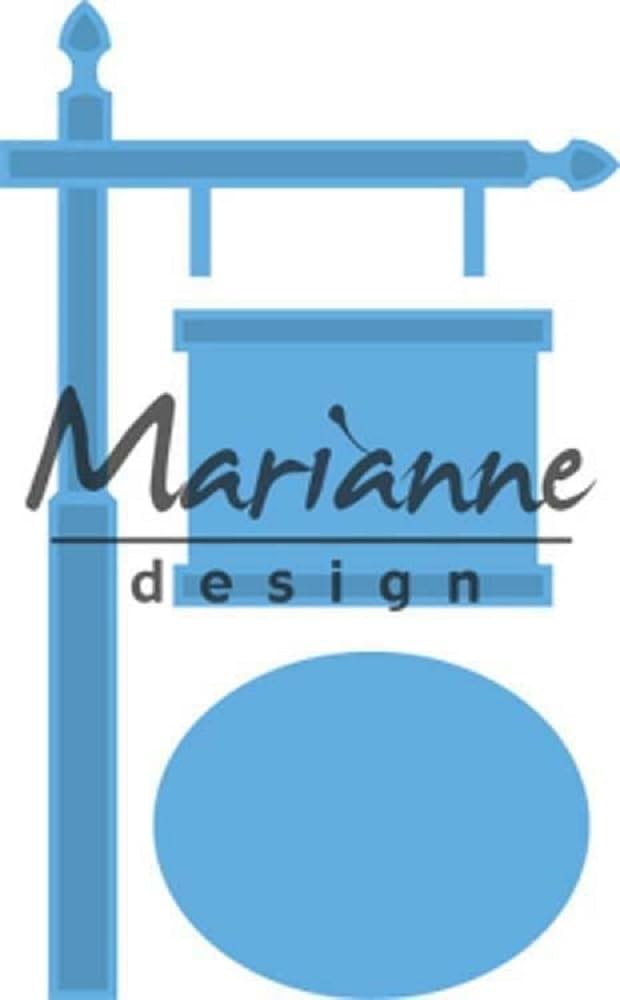 Marianne Design Blue Creatables Sign Post Die, Metal, 16.1 X 11.6 X 0.2 Cm