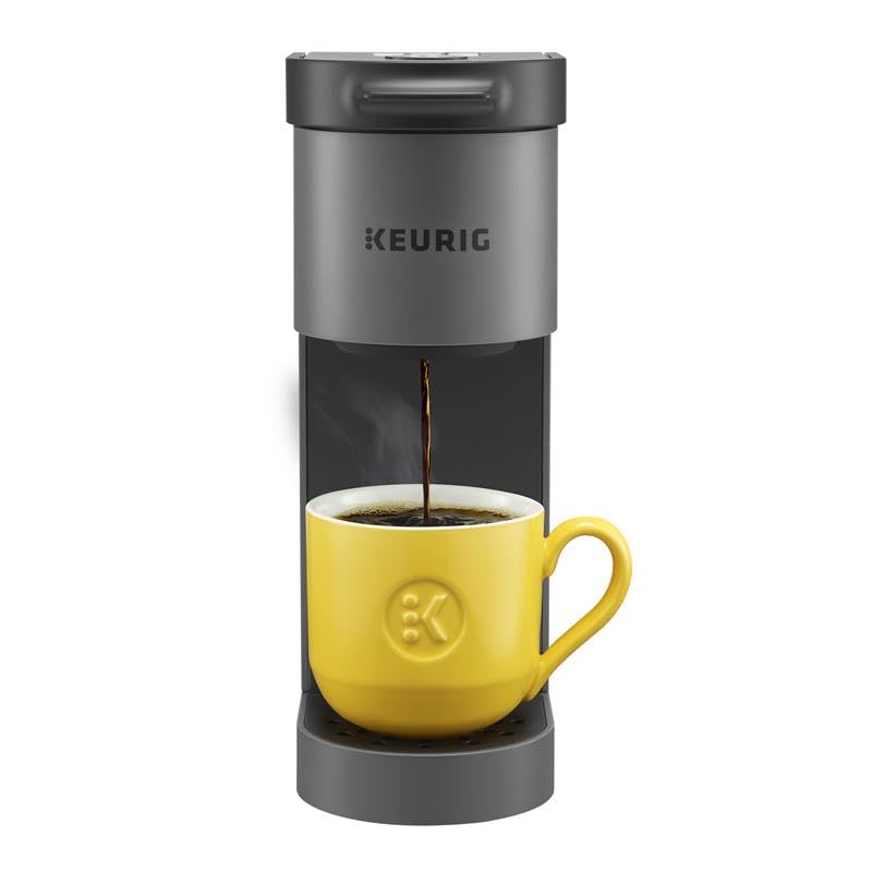 Keurig K-Mini Go Single Serve K-Cup Pod Coffee Maker (Gray)