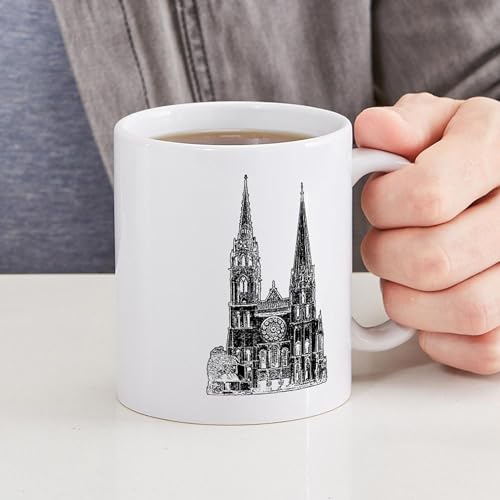 Taza de cerámica 11 oz Old Cathedral miniatura 6