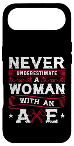 Never Underestimate A Woman With An Axe �����o�[�W���b�N�A�p���� �X�}�z�P�[�X iPhone Air �p
