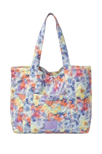 Ivory Ella Jumbo Tote Rainbow Cloud Tie Dye miniatura 2