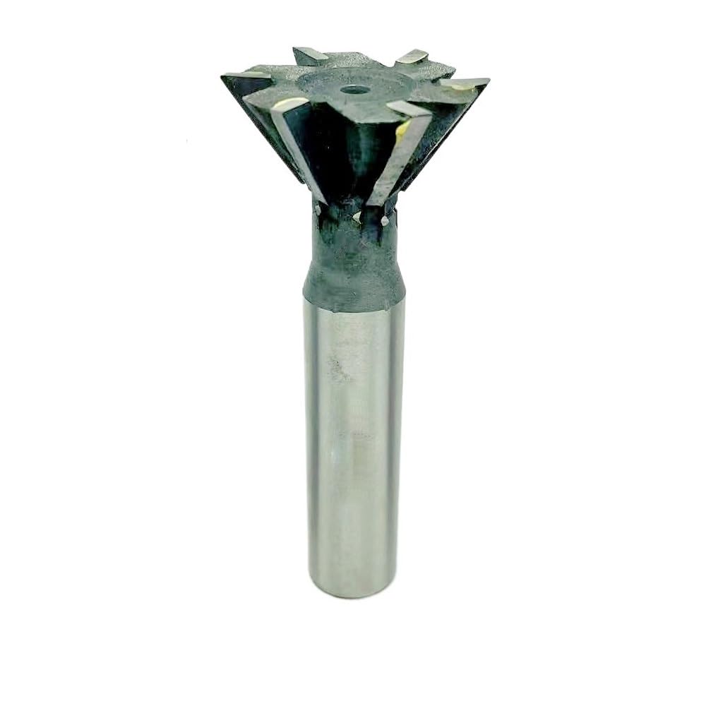 Fresa de mango Fresa de ranura cola milano YG8, diámetro fresado 20-60 mm, vástago recto 45/55/60 grados, fresa aleación dura(45 * 25MM*12MM*4)