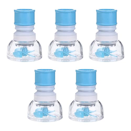 OSALADI 5pcs Filtre Robinet la Cuisine Diffuseur Rotatif Économiseur D'eau en Plastique pour Évier et Salle de Bain, Extension de Robinet Multifonctionnelle Couleur Couleur Aléatoire