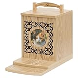 ottostyle.jp ペット仏壇 ペット用仏壇 犬 猫 祭壇 シンプル かわいい ペット供養 天然木 タモ材 【幅16×奥行30×高さ25cm】 ミニ 卓上 コンパクト 骨壺収納 3寸/4寸対応 手元供養 追悼 メモリアルハウス フォトフレーム 照明 LEDライト付き [ナチュラル]