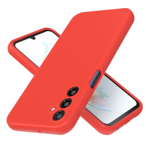 Coque Samsung Galaxy A16 5G silicone souple rouge pour éviter rayures et chocs