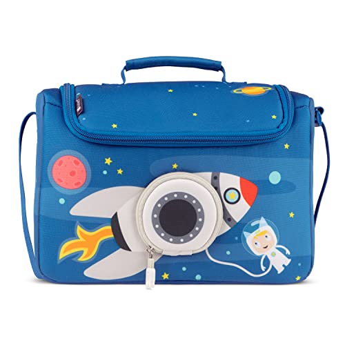 Image of Tonies Listen & Play Bag - Secure Protection for your Toniebox, Headphones, Charging Station, and 6 Characters - Blast Off