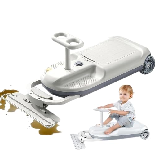 Children's Ride-On Floor Cleaner with 5-Speed Mopping and Retractable Cart for Fun Cleaning Play at Home