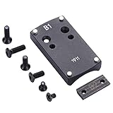 SAMTEC 1911 Sight Mount Plate Colt 1911 Standard Pistol Mount Base for Sightmark, Vortex Venom, Burris FastFire Mirco Red Dot