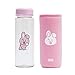 HoneyJar BT21 Cooky Character Tritan Reusable Tumbler Water Bottle Cup with Sleeve, 500 mL, Pink