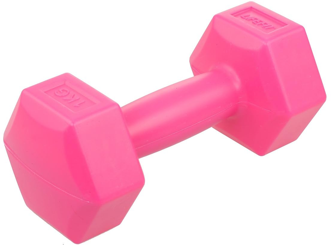 LIFEFIT Vinyl Dumbbell 1 kg
